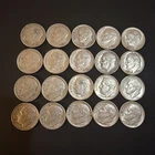 Lot of 20 Roosevelt Silver Dimes mixed dates