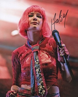 10x8 Photo Personally Autographed by Halsey COA