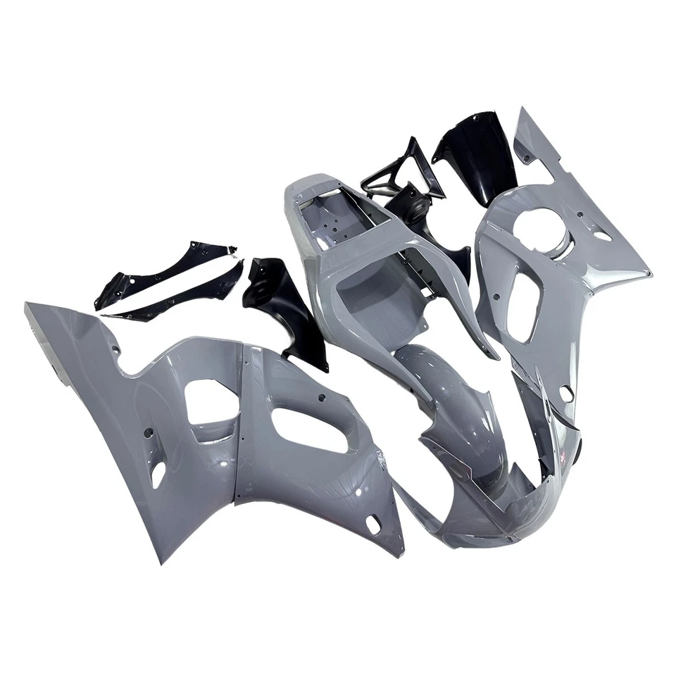 Kit de carenado gris cemento para carrocería de inyección de plástico Yamaha YZF R6 1998-2002 Foto 2 de 4