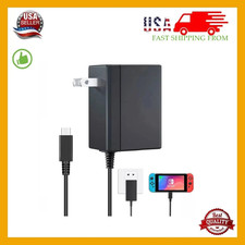 For Nintendo Switch AC Power Supply Adapter Home Wall Travel Charger Cable 2.4A