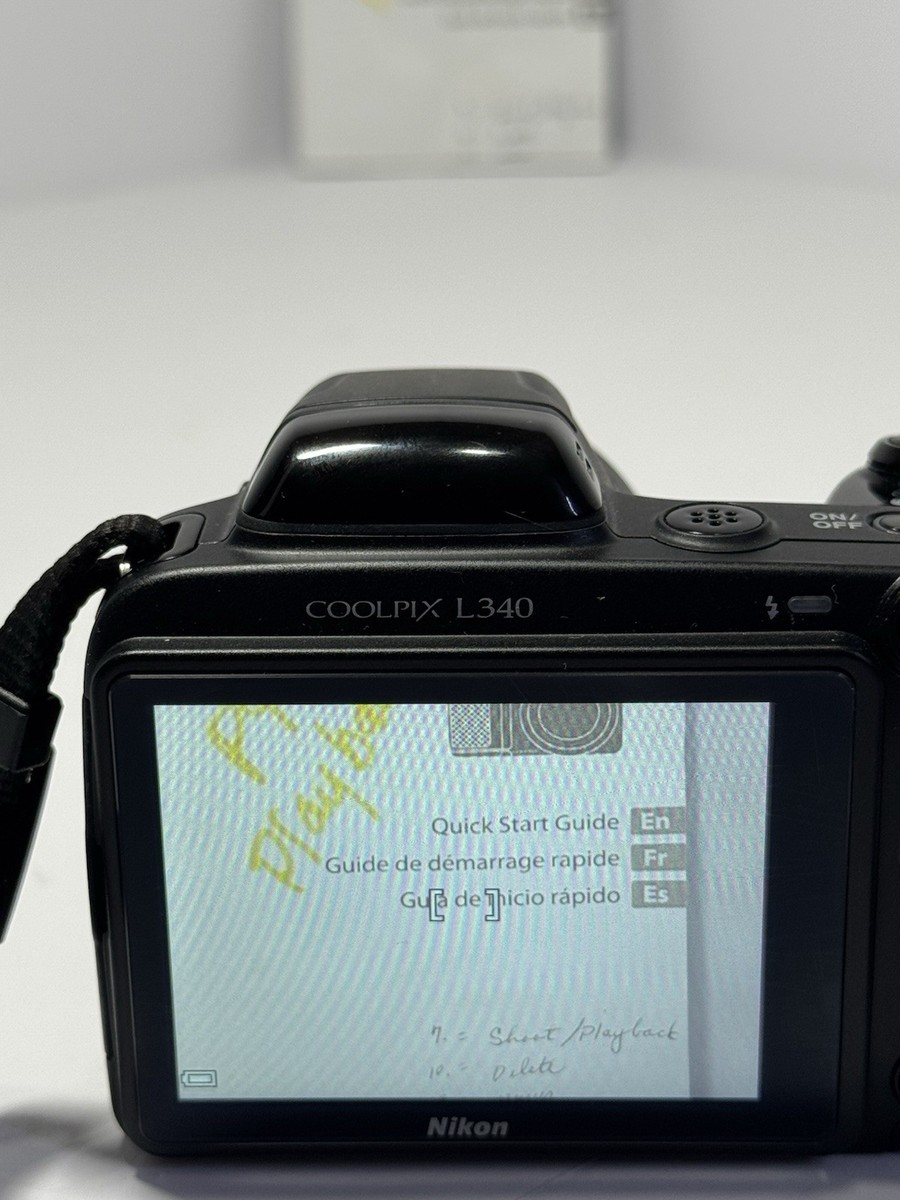 Nikon Coolpix L340 Digital Camera 20.2 MP with NIKKOR 28x Wide