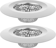 Bathroom Sink Drain Strainer - 2PCS 1.22” Stainless Steel Bathtub Shower Tub Dra