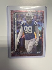 2025 Topps Chrome - DeForest Buckner #133 Football Leather Refractor