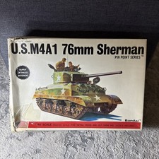 Bandai#8281  US M4A1 76MM Sherman 1/48 scale ...