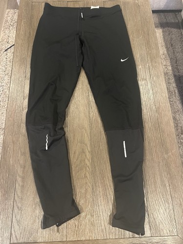 Mens Tri Fit Black Spandex Tights Compression Pants lathe - Picture 2 of 2