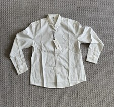 AMI White Cotton Ami de Coeur Button-Down Shirt, Men’s Medium NWT 100% Authentic