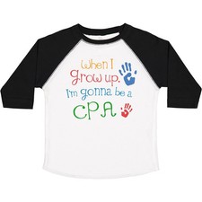 Inktastic Future CPA Accountant Toddler T-Shirt Certified Public Accounting Cute