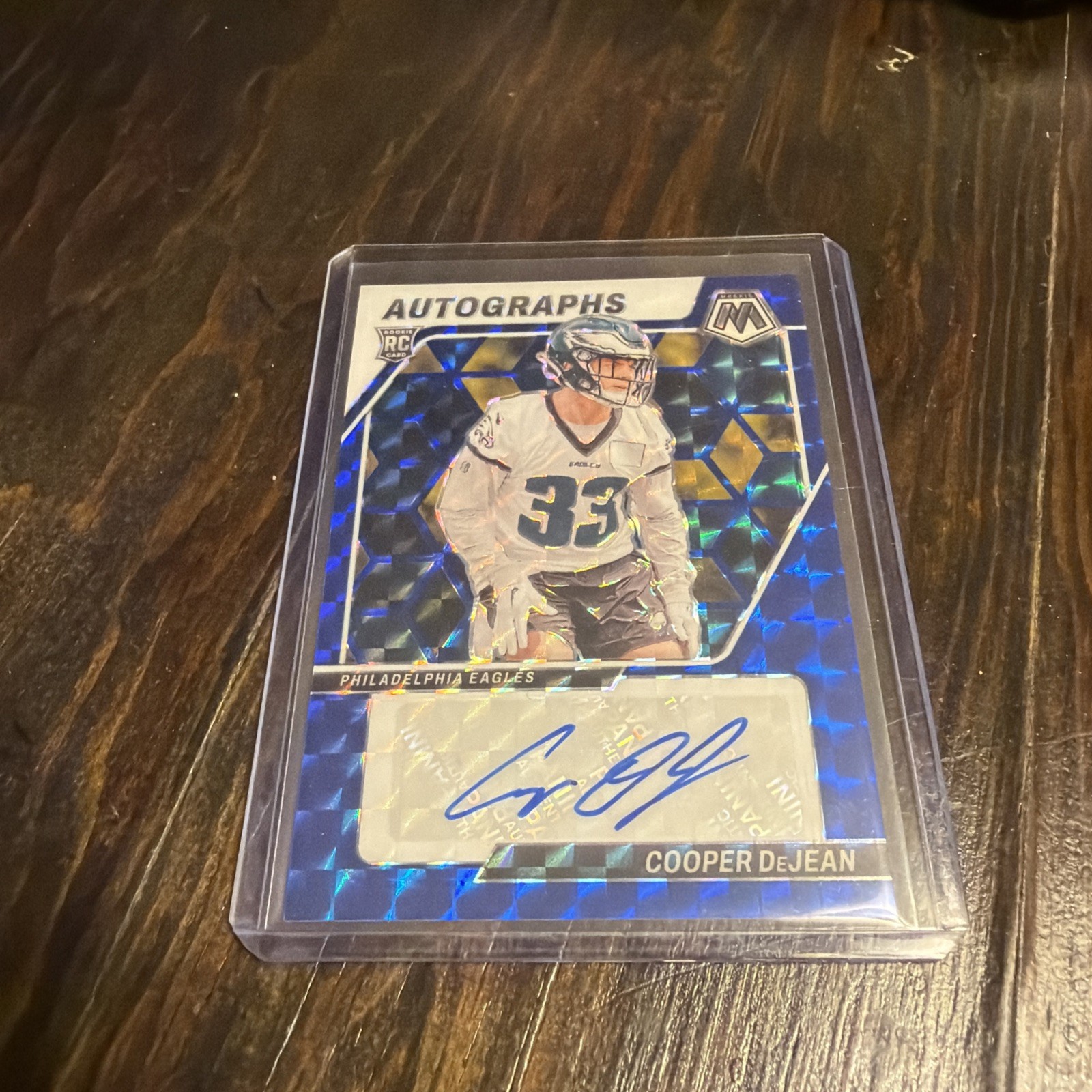 2024 Mosaic Cooper DeJean blue Rookie Auto RC #65/99