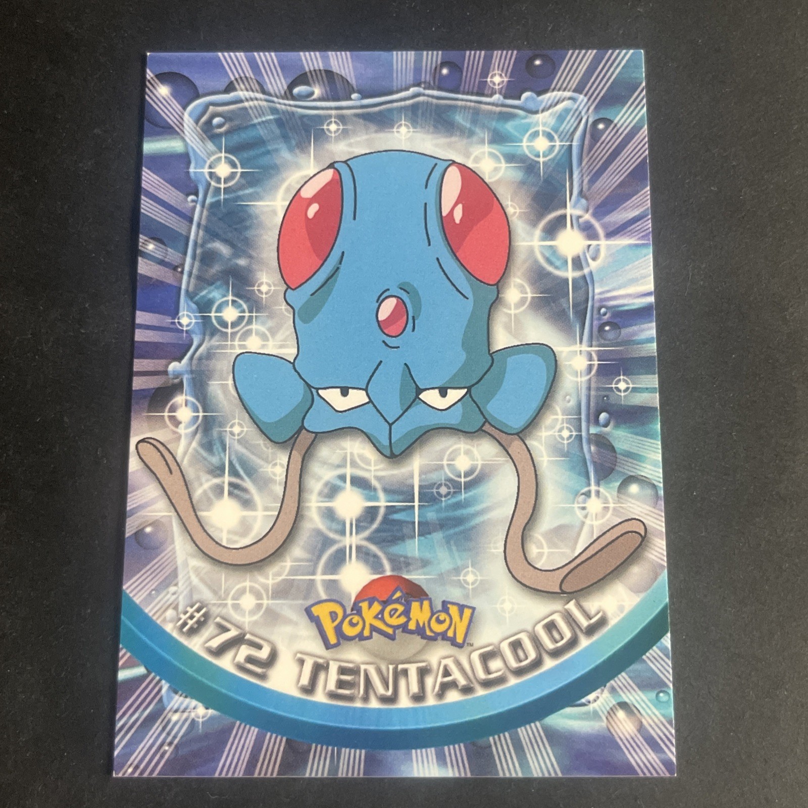 Tentacool # 72 - VLP - 1st Printing Blue Logo - 1999 Topps Series 1 Pokemon Card