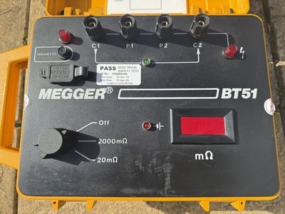 Megger Bt51 Digital Milliohmeter 
