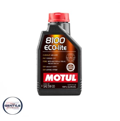 1Lt Engine Oil Motul 8100 Eco-Lite 5W-30 100% Synthetic Dexos 1 Gen 3