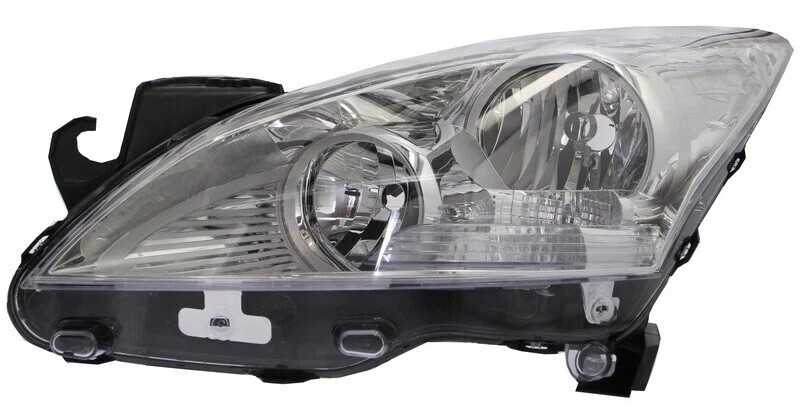 Phare gauche électrique avec double optique H7 et moteur intégré pour Peugeot 3008