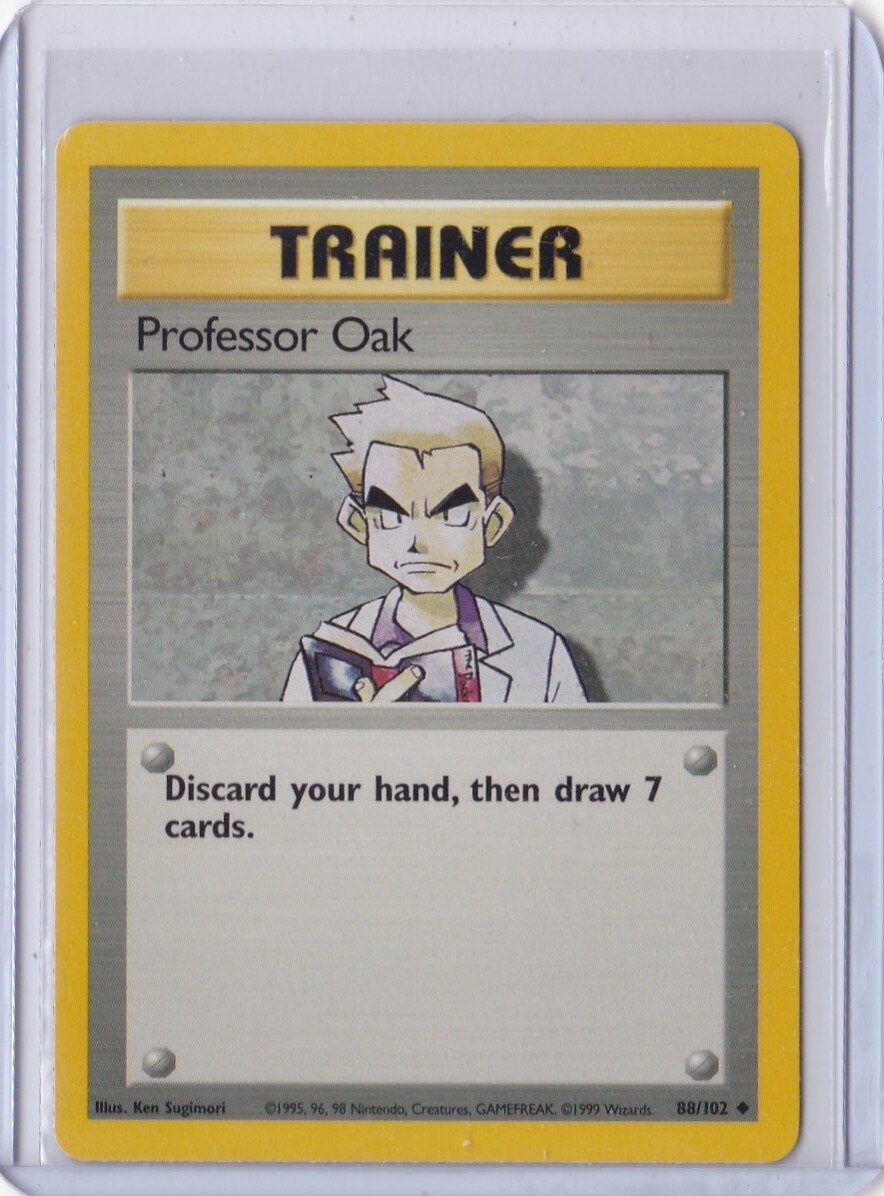 ポケモンカード Professor Oak 58/102 Professor's Research (Oak) SR 029/028 S8a 25th - Pokemon