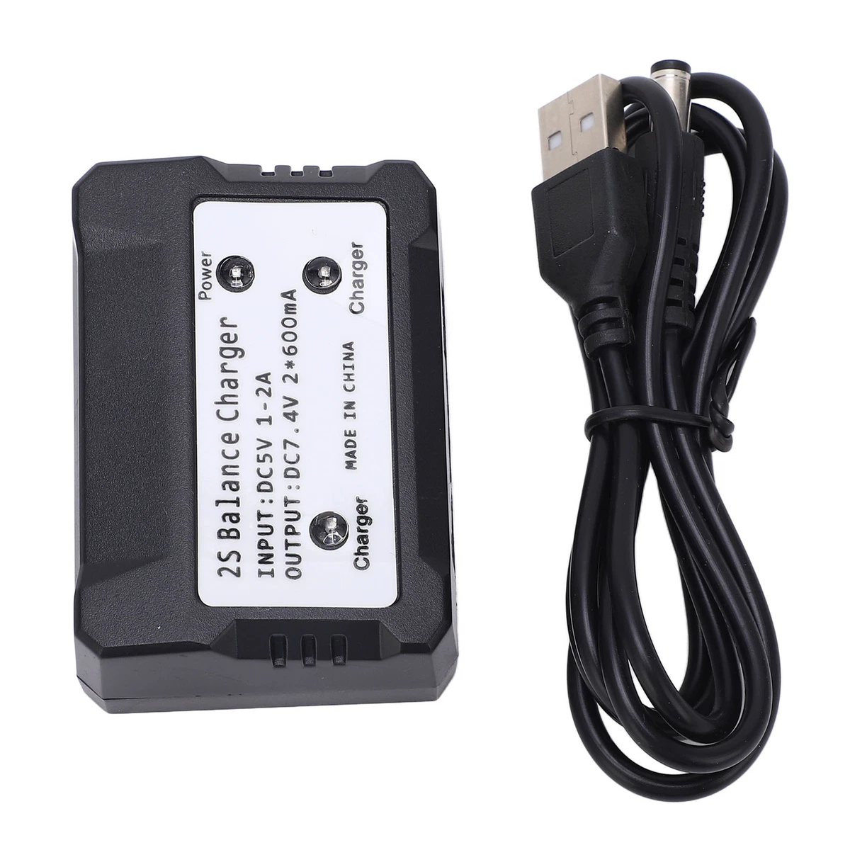 2S Balance Charger 7.4V LiPo Battery Charger For Wltoys RC Car