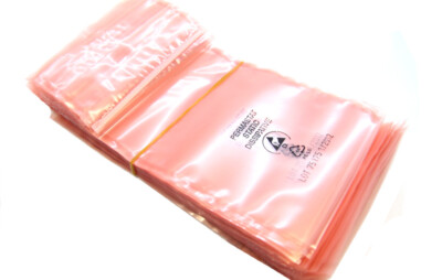 100x anti-statik ESD Verpackungs-Beutel 30x40cm/ large anti-static Bags EGB Pink
