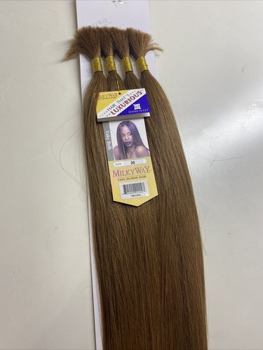 MILKYWAY_Yaky_BULK_18"_#30_100% Human Hair for Braiding - Picture 2 of 4