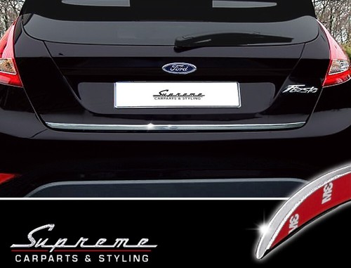 Modanatura cromata per Ford Fiesta VI CB1 mk7 - 3M modanatura posteriore protezione bordi tuning - Foto 1 di 4