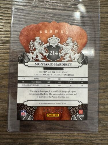 LOT: (6) Cleveland Browns patch or auto: Manziel RC, KOSAR, Hardesty, CAMERON - Picture 10 of 14