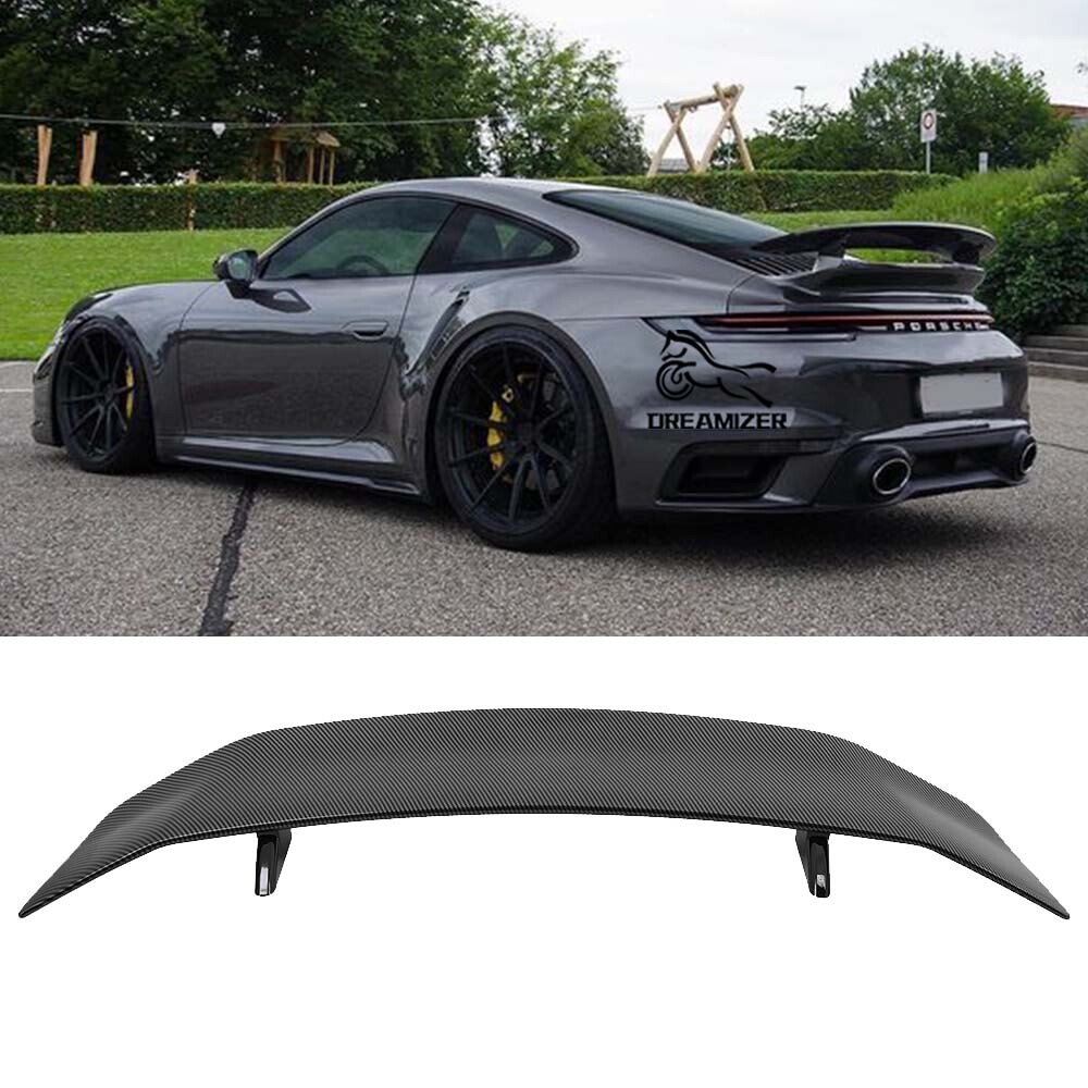 46" Racing Carbon Fiber Rear Trunk Spoiler Tail Wing Lip For Audi R8 GT V8 V10