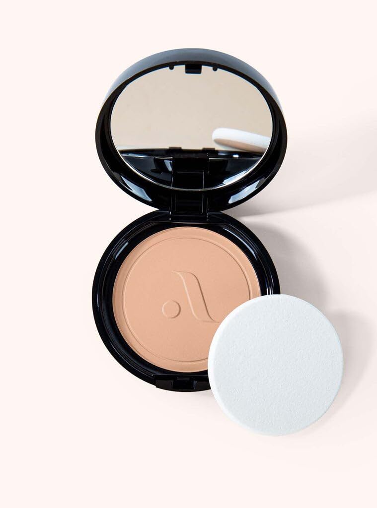 Absolute New York Warm Honey Locked-in Powder Foundation Women Make-up Cosmet...