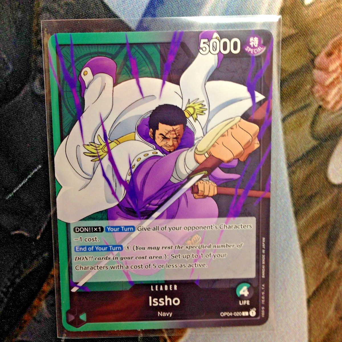issho one piece tcg deck OP05 060 Monkey D Luffy Leader Alternative Art One Piece TCG Card OP05 Aw