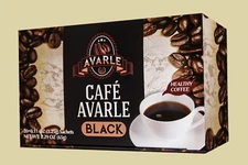Ganoderma Coffee w/Cordyceps - Cafe Avarle Black Healthy Coffee 1 boxes (20 pks)