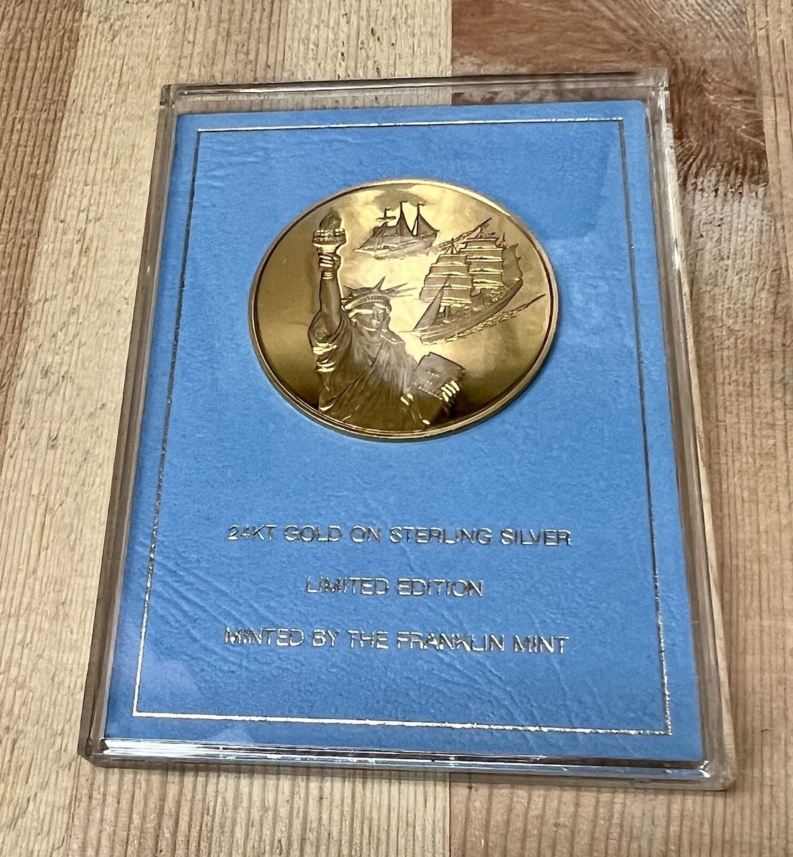 1986 Statue of Liberty 24K Gold on Sterling Silver Rededication