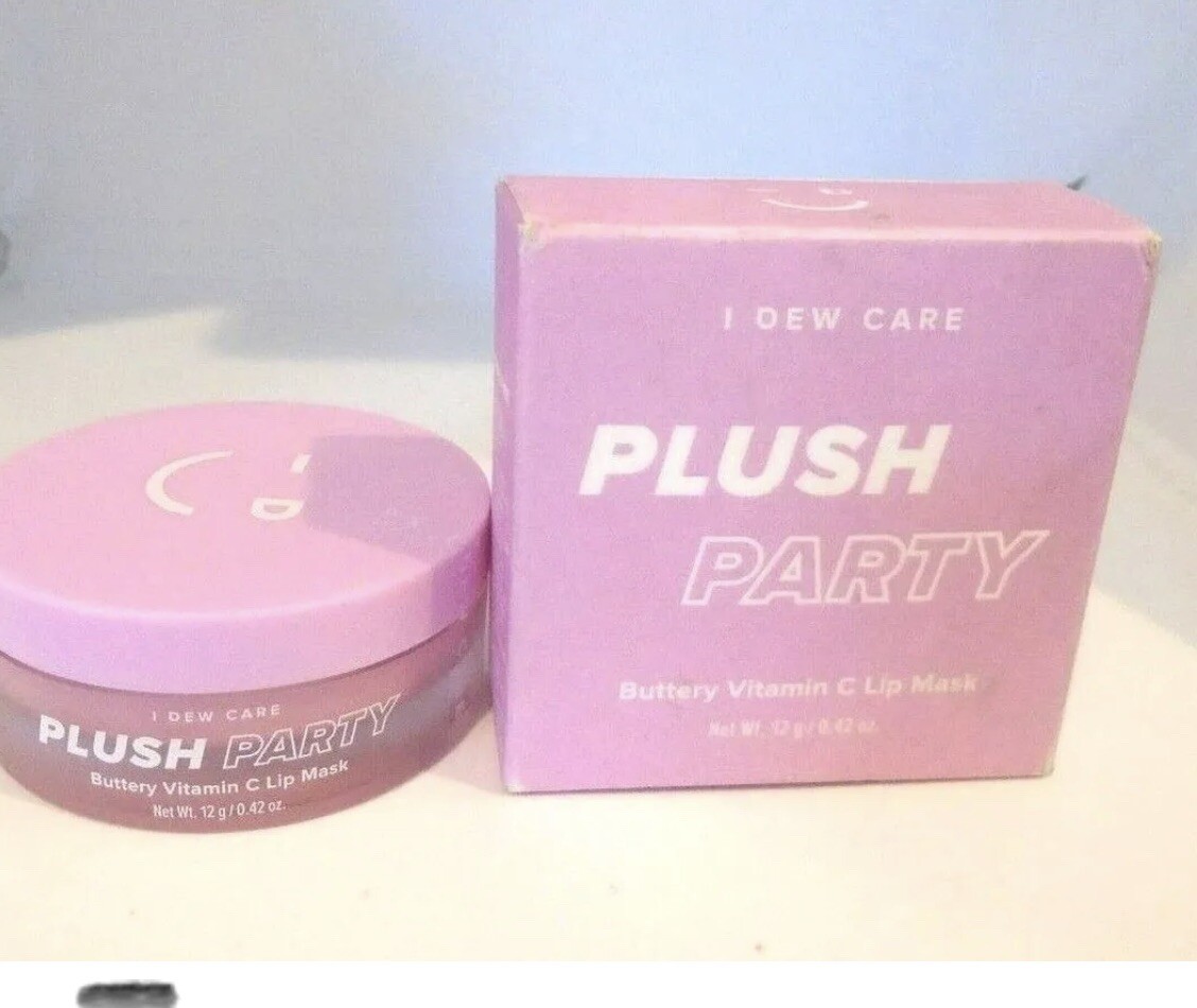 i dew care vitamin c lip mask I Dew Care, Plush Party, Vitamin C Lip Mask, 0.42 oz (12 g) NEW