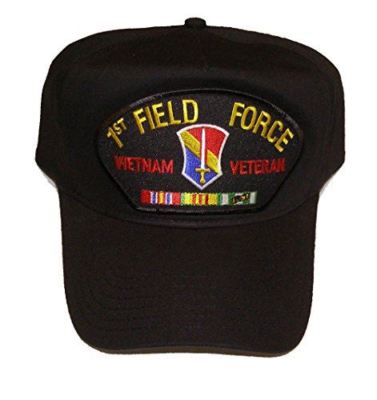 Berretto Baseball Vietnam Veteran – Cotone Kaki Con Nastro E Mappa Ricamata – Taglia Regolabile