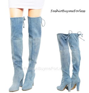 silk thigh high boots