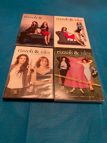 RIZZOLI AND ISLES COMPLETE SEASONS 1 AND 2 AND 3 AND 4 USED ALL VG