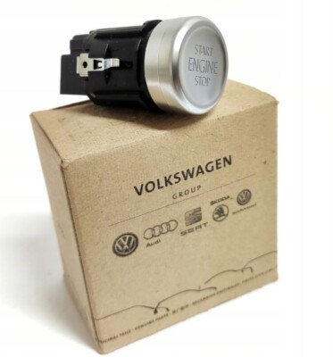VAG Original button f. start-stop operation, aluminium, 5NB959839A 3Q7