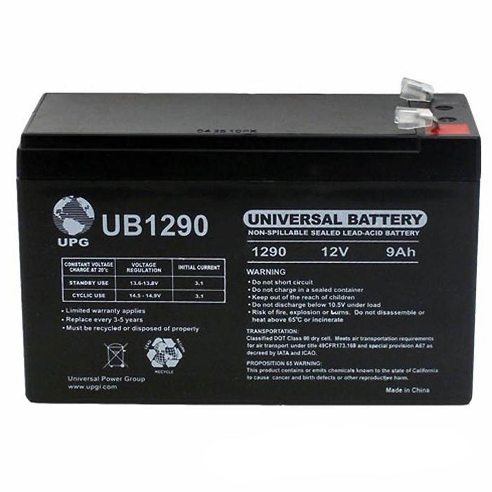 UPG 12V 9Ah SLA Battery Replacement for APC BackUPS XS 1300VA