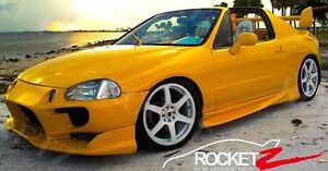 New 93 97 Honda Del Sol Vader Style Side Skirts Jdm Usa Canada Rare Ebay