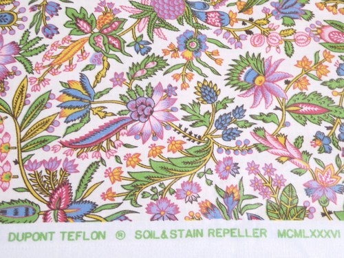 Vintage Cyrus Clark Darby Floral Baumwolle Chintz Stoff - Bild 10 von 15