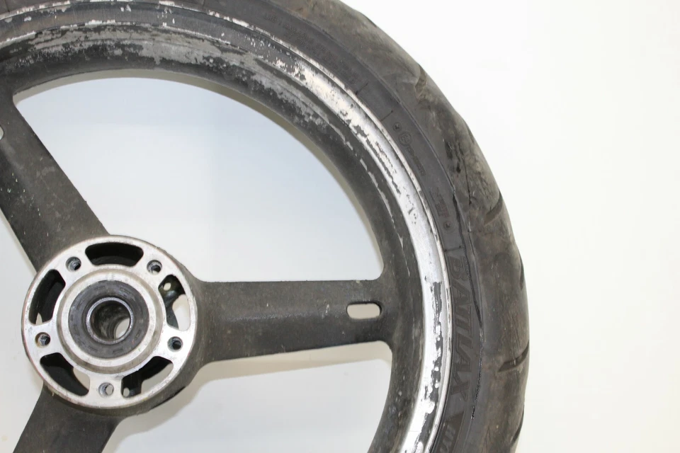 Llanta delantera Suzuki GSXR 600 GSXR 750 2001-2005 OEM con neumático ligero bamboleo Foto 4 de 4