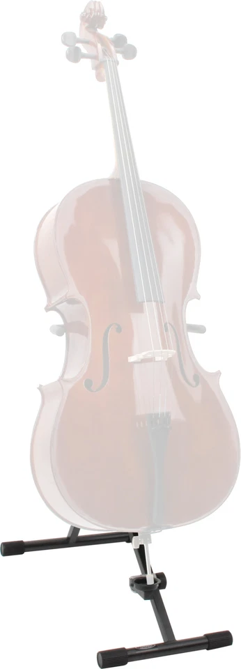 Supporto Stand Asta Violoncello Imbottita Robusto Pieghevole Regolabile Negra - Immagine 2 di 4