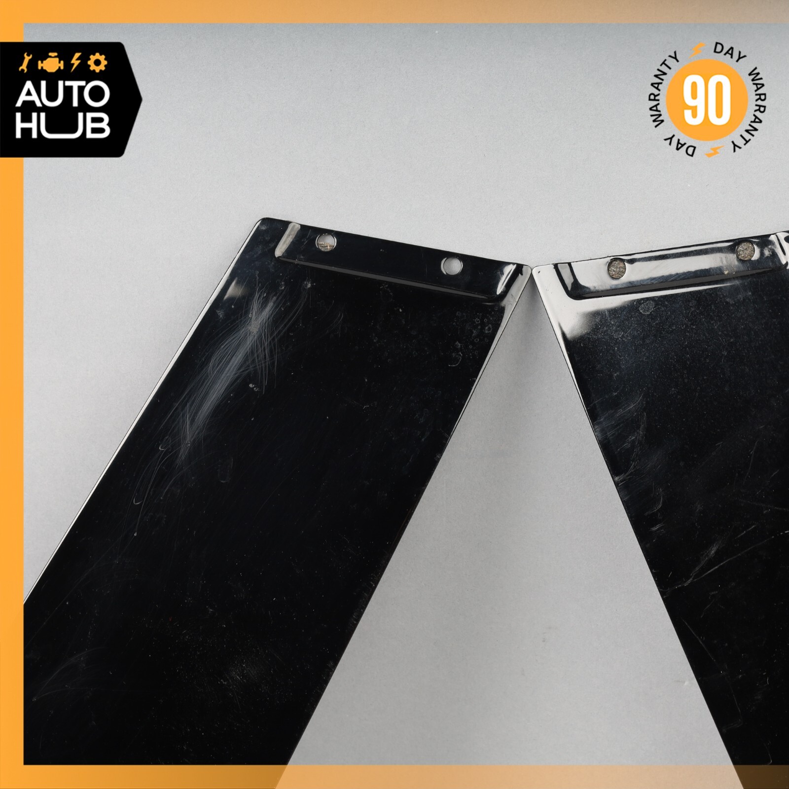 10-16 Aston Martin Rapide Left & Right Door Window B-Pillar Molding Set OEM 11k