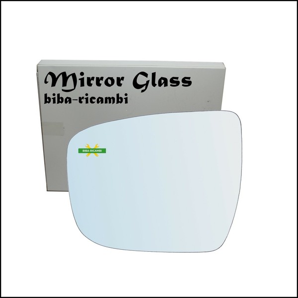 Biba-Ricambi Spiegelglas Seitenspiegel Links Nissan Qashqai II 2013 Chrom-image