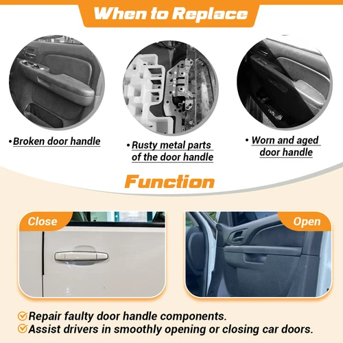 Left Front Driver Door Armrest Panel 80994 For 10-14 GMC Sierra Tahoe Silverado - Picture 8 of 12