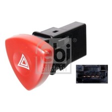 1x Warnblinkschalter FEBI BILSTEIN 107792 passend für NISSAN OPEL RENAULT