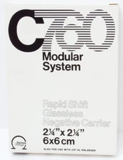 Omega C760 6x6cm Negative Carrer 423-407 2-1/4 x 2-1/4 / New / Old Stock / NIB