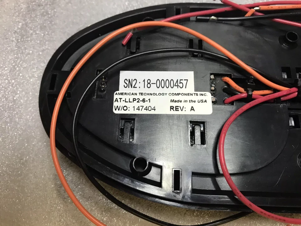 Luz LED Domo Superior Pulsador 12v American Technology Nuevo Antiguo Stock Foto 3 de 3