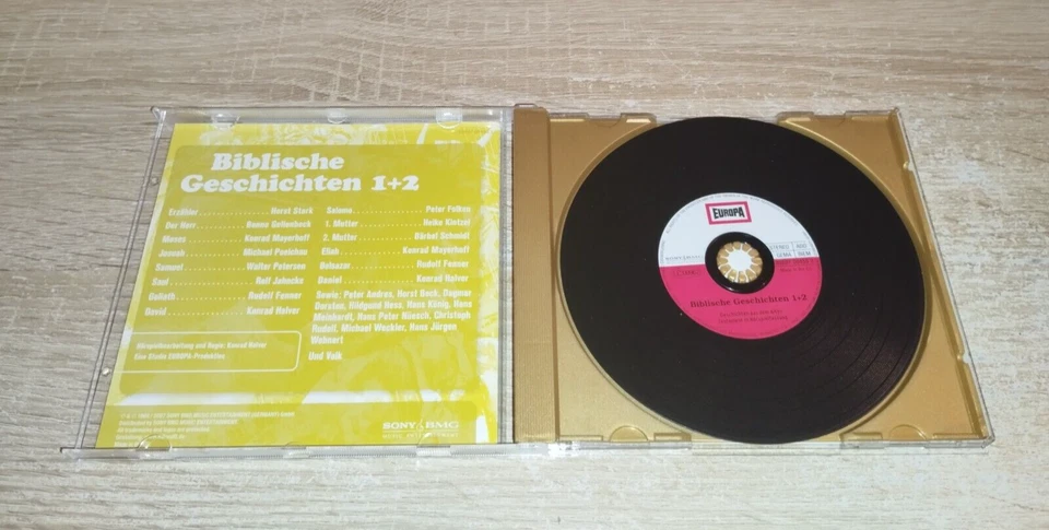 Die Originale von Europa CD Folge X in Vinyl-Look - Biblische Geschichten  1 + 2 - Bild 2 von 2
