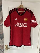 MANCHESTER UNITED 2023/24 Red Home Football Jersey  Adult Size L