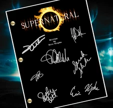 Supernatural Autographed Signed Script Reprint 59 Page Script Plus Signed Cover
