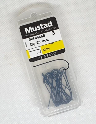 Amis de pêche à œillet MUSTAD - Réf. 446B - Taille 3 - Pièces 25 - FG404 - Photo 1/4