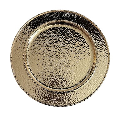 Michael Aram Hammertone Gold Goldtone Charger Plate *ONE PIECE / ONE PLATE*