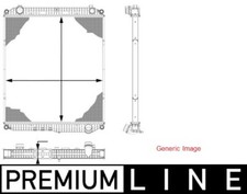 Cooling System Engine Cooling Radiator Mahle CR2709000S Fits Renault Clio Modus