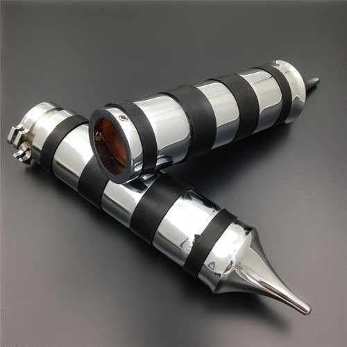 1" 25mm Needle Handlebar Hand Grip For Harley Honda Kawasaki Suzuki Yamaha VT XL - Picture 3 of 5
